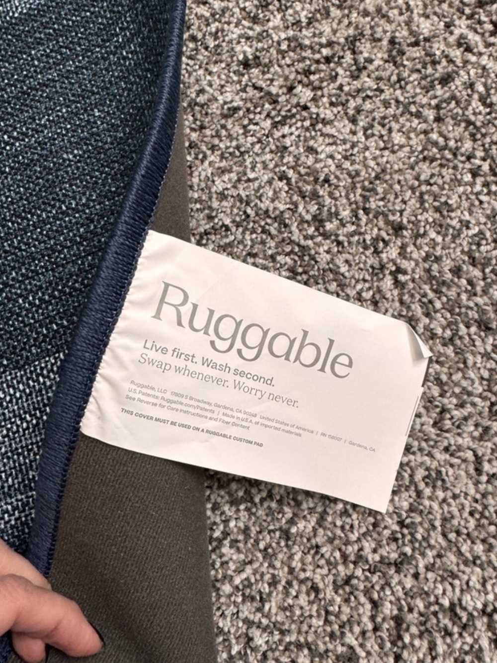 NEW Ruggable Bodin Outdoor Rug Cover - Picture 4 of 4